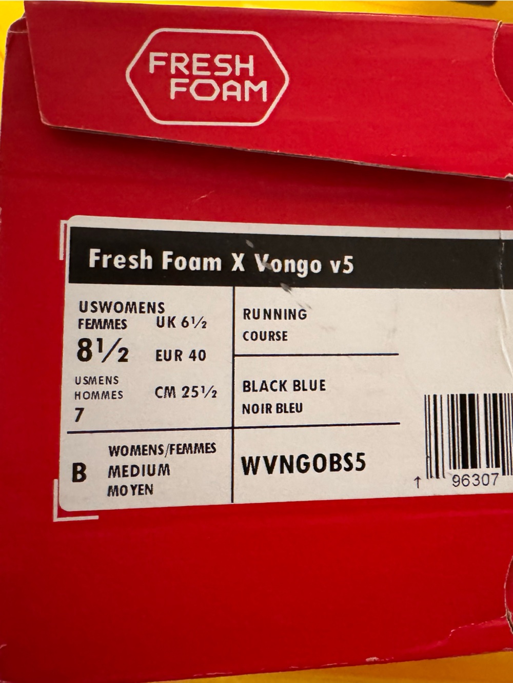 Women’s New Balance Fresh Foam X Vongo V5 Shoes - Picture 3 of 3